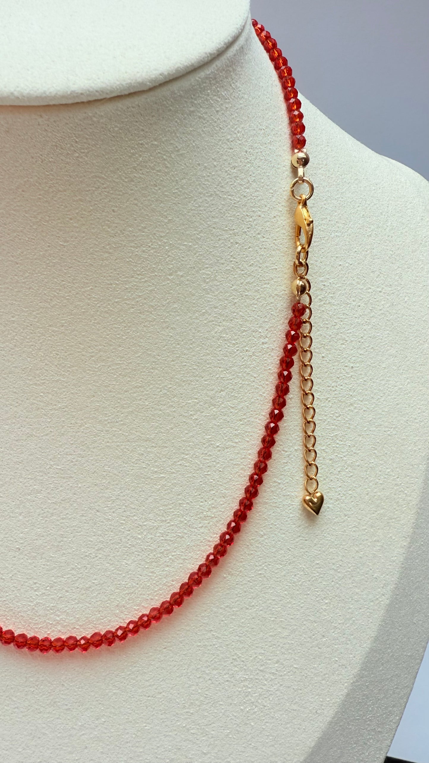 Candy red necklace