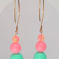Watermelon Marquise earrings