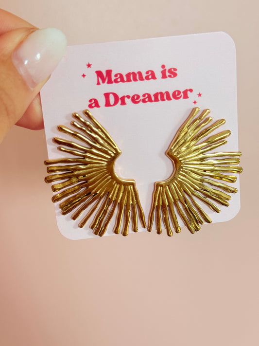 Sunburst earring