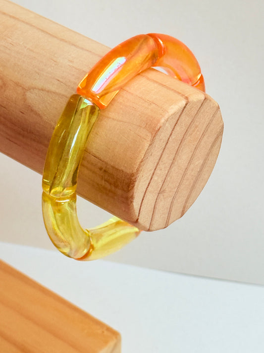 Colour pop Acrylic tube bangle