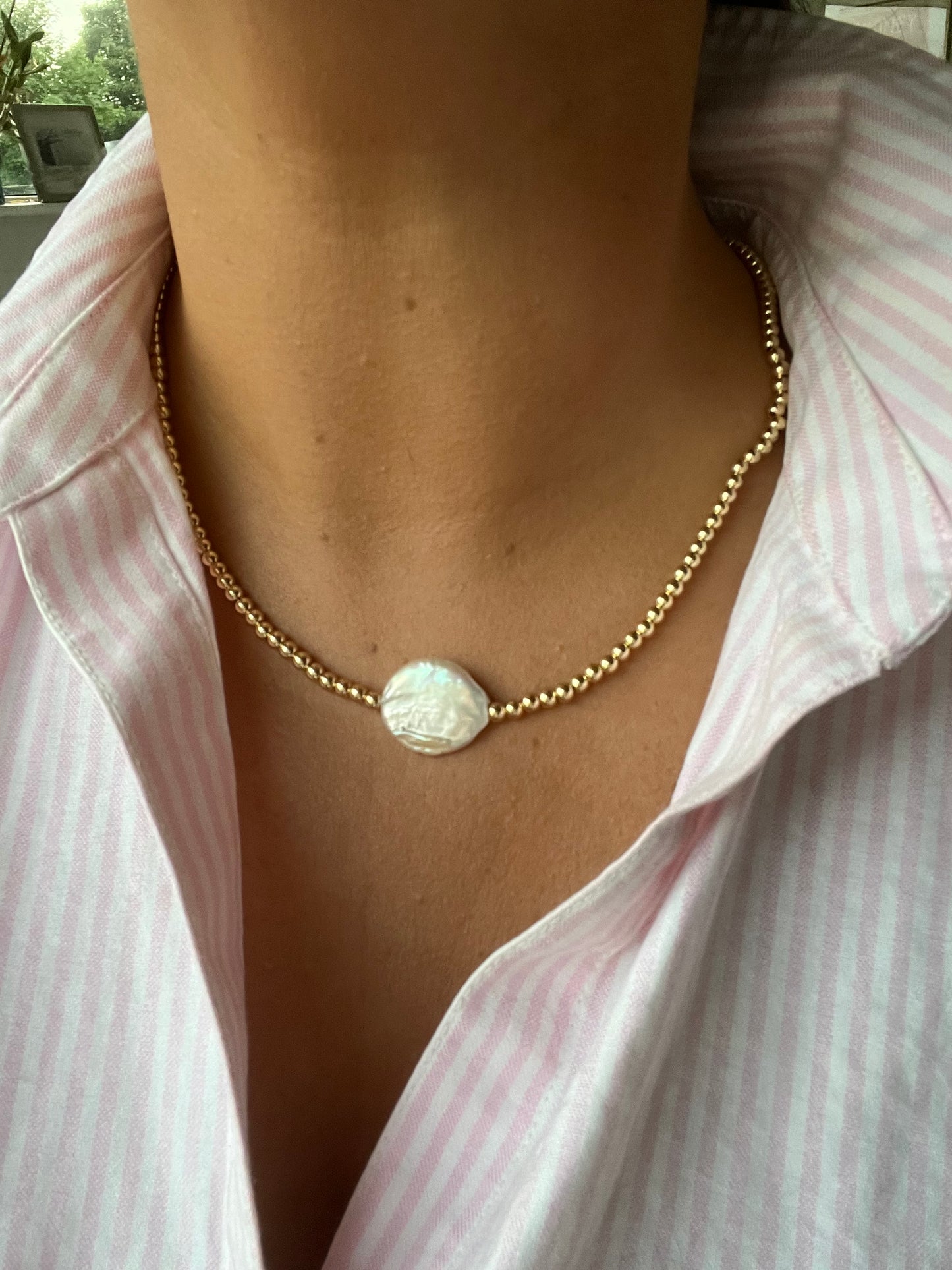 Large Pearl necklace