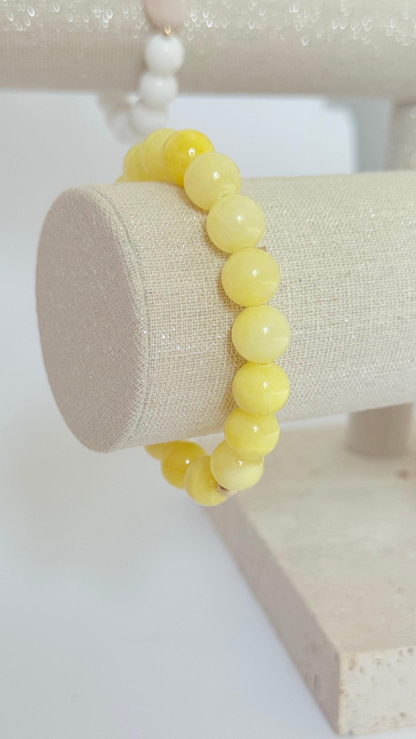 Yellow Jade bracelet