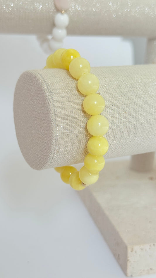 Yellow Jade bracelet
