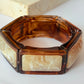 Two tone shell  bangle