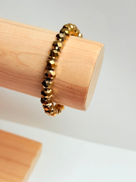 Gold  crystal bracelets