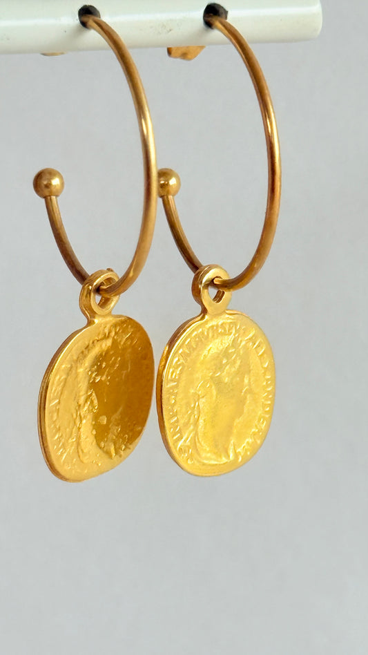 Roman coin hoops