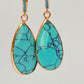 Turquoise drop earring