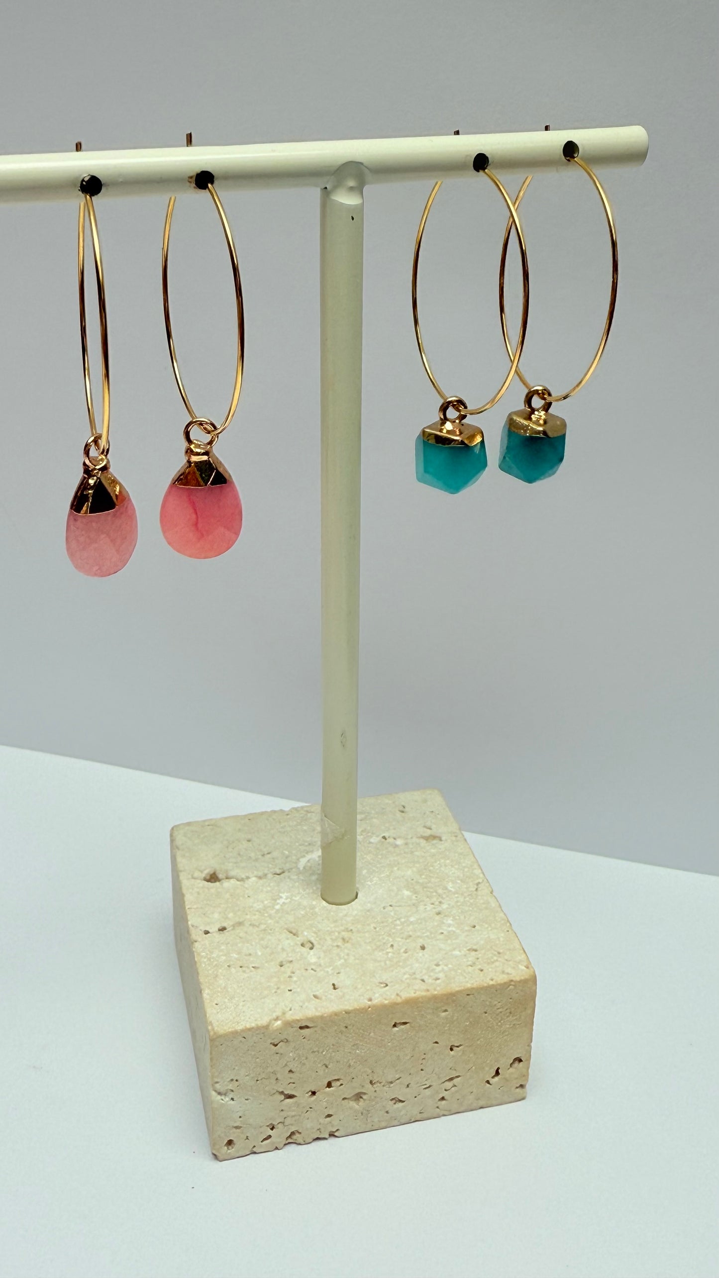 Blossom pink Hoops