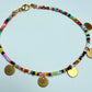 Summer beaded anklet