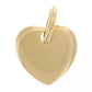 Mini 3micron gold heart charm