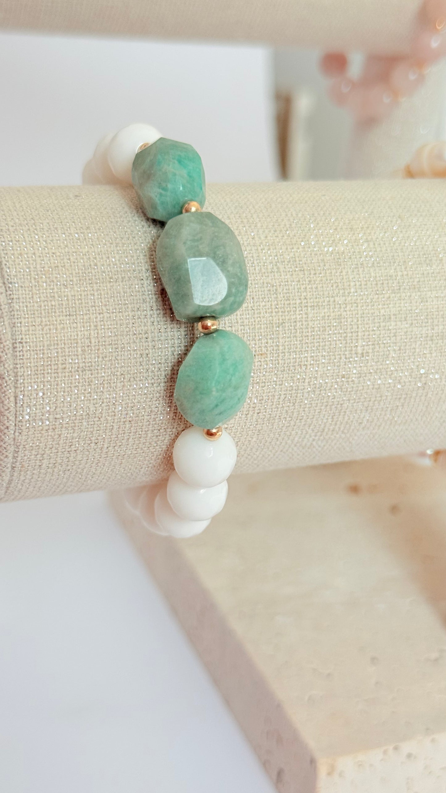 Amazonite Trio bracelet