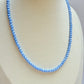 Candy blue necklace