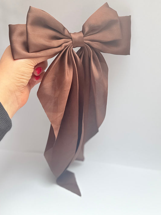 Chocolate brown  Bow