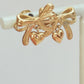 Gold  bow  stud