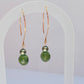 Envy green Marquise earrings
