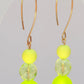 Neon Citrus Marquise earrings