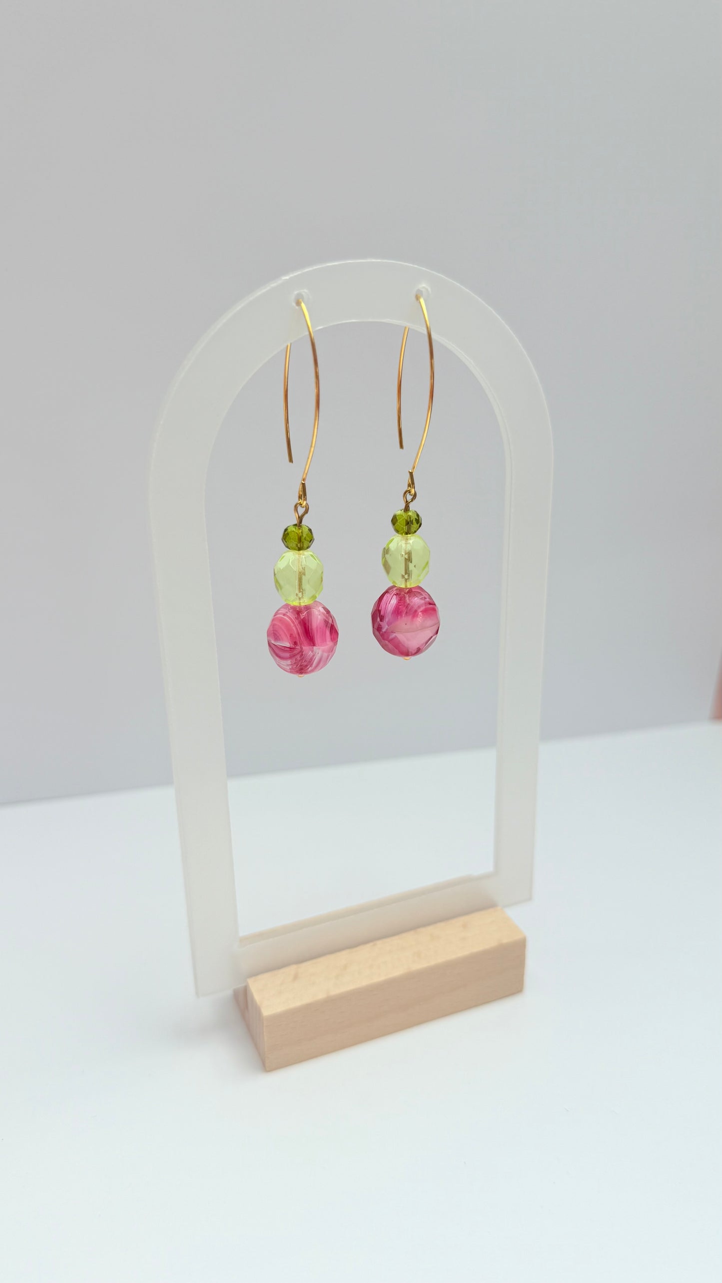 Summer sorbet Marquise earrings