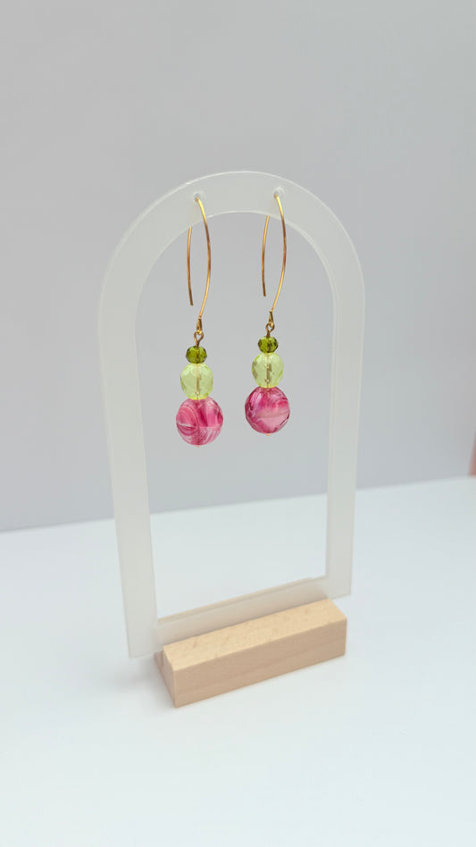Summer sorbet Marquise earrings