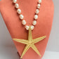 Statement pearl necklace
