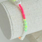 Neon candy pearl bracelet
