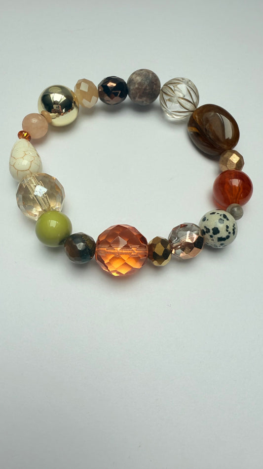 Pick n’ mix autumn bracelet