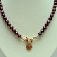 Mini 3micron gold heart charm