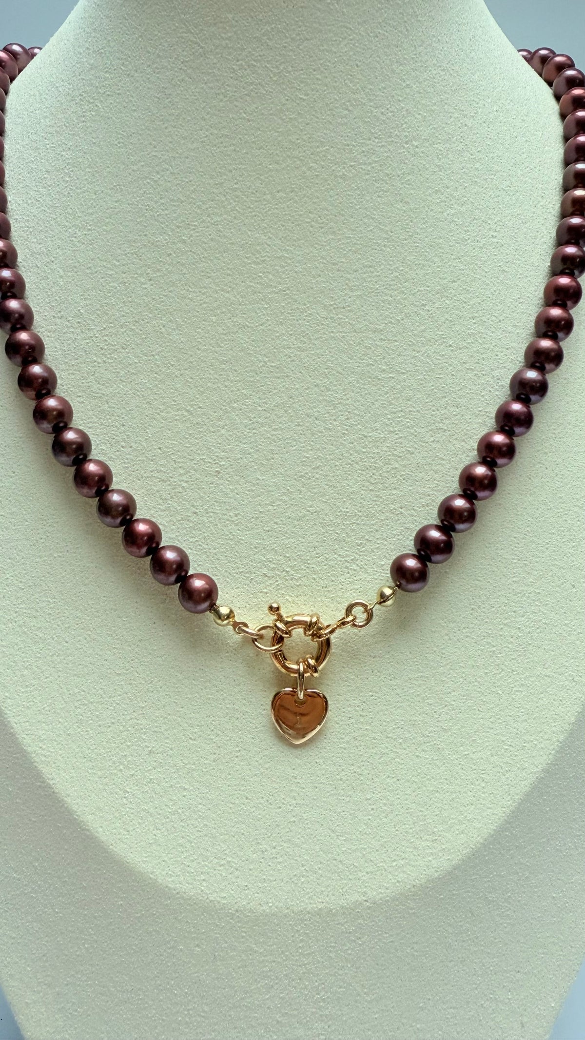 Mini 3micron gold heart charm