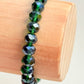 Green crystal bracelets