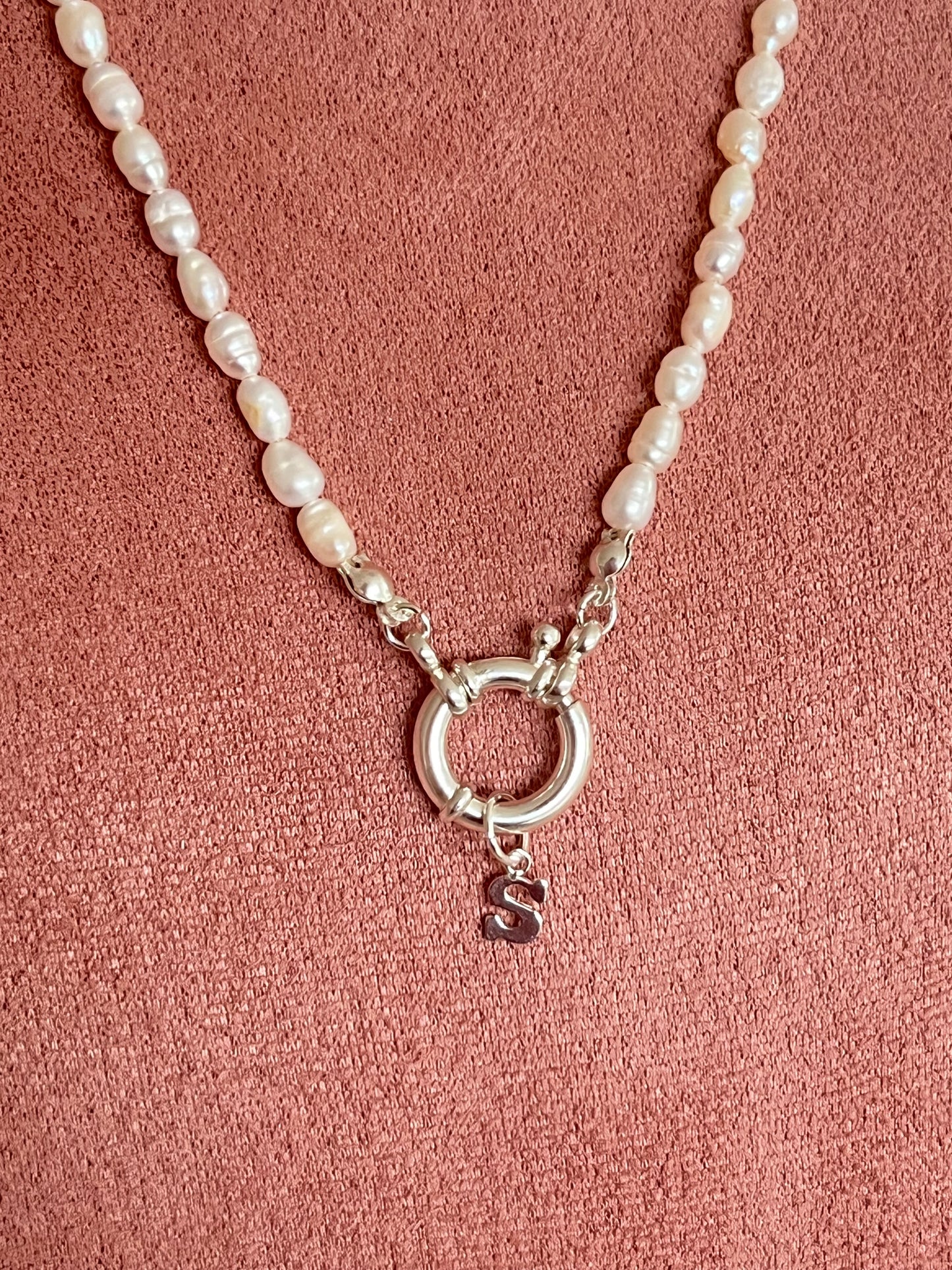 Silver Mini Pearl necklace