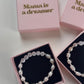 Sterling silver & pearl communion bracelet