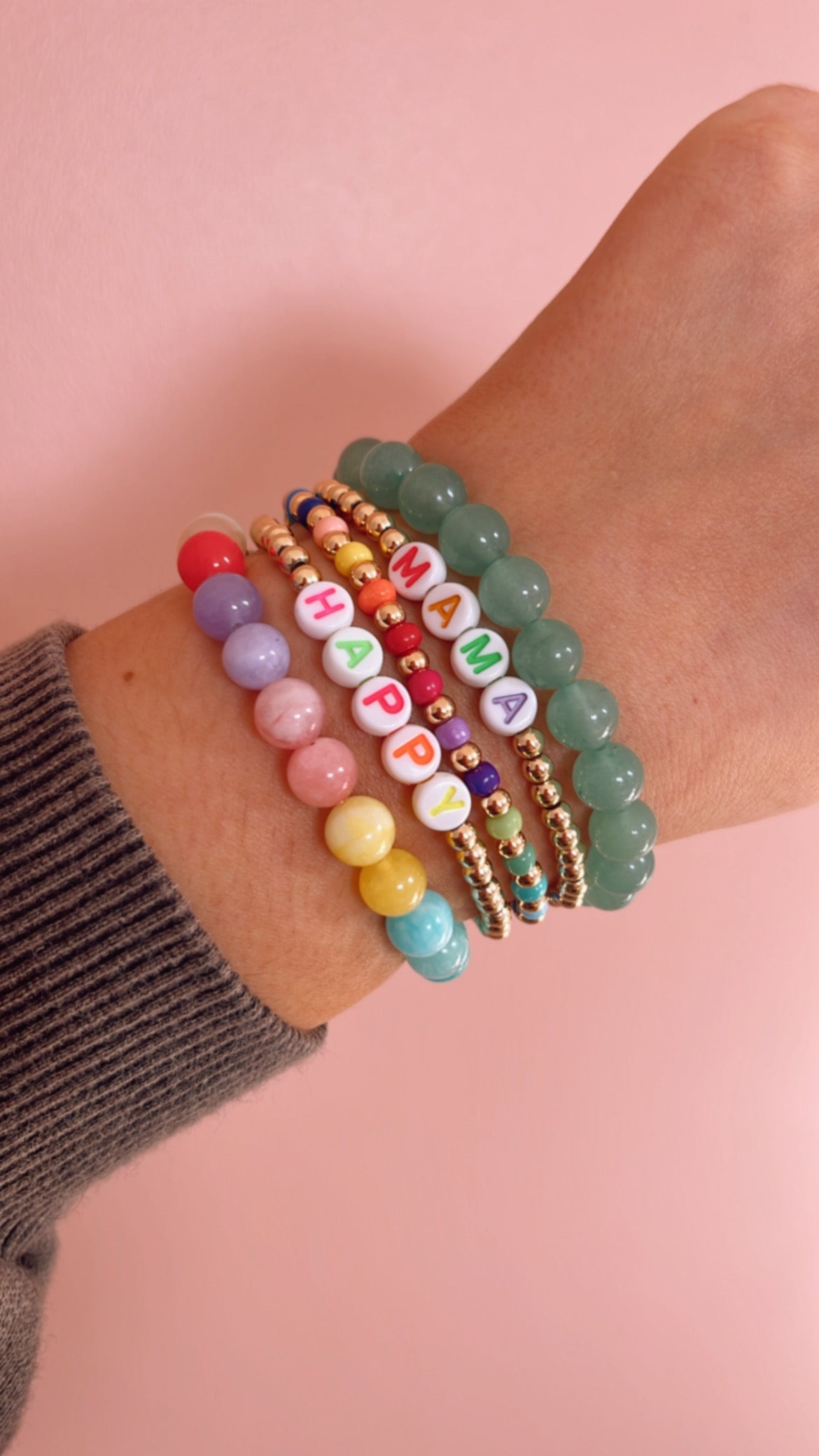 Pop of colour bracelet