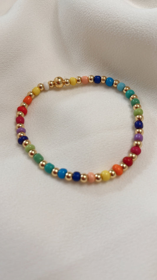 Pop of colour bracelet