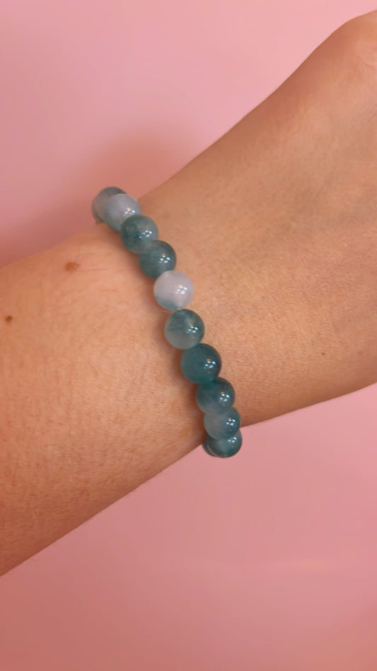 Eden green natural stone bracelet