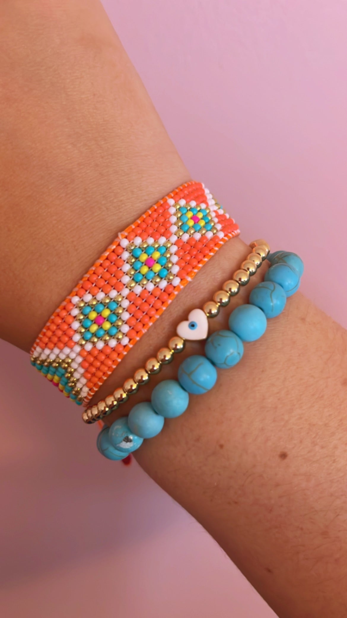 Beaded wristband