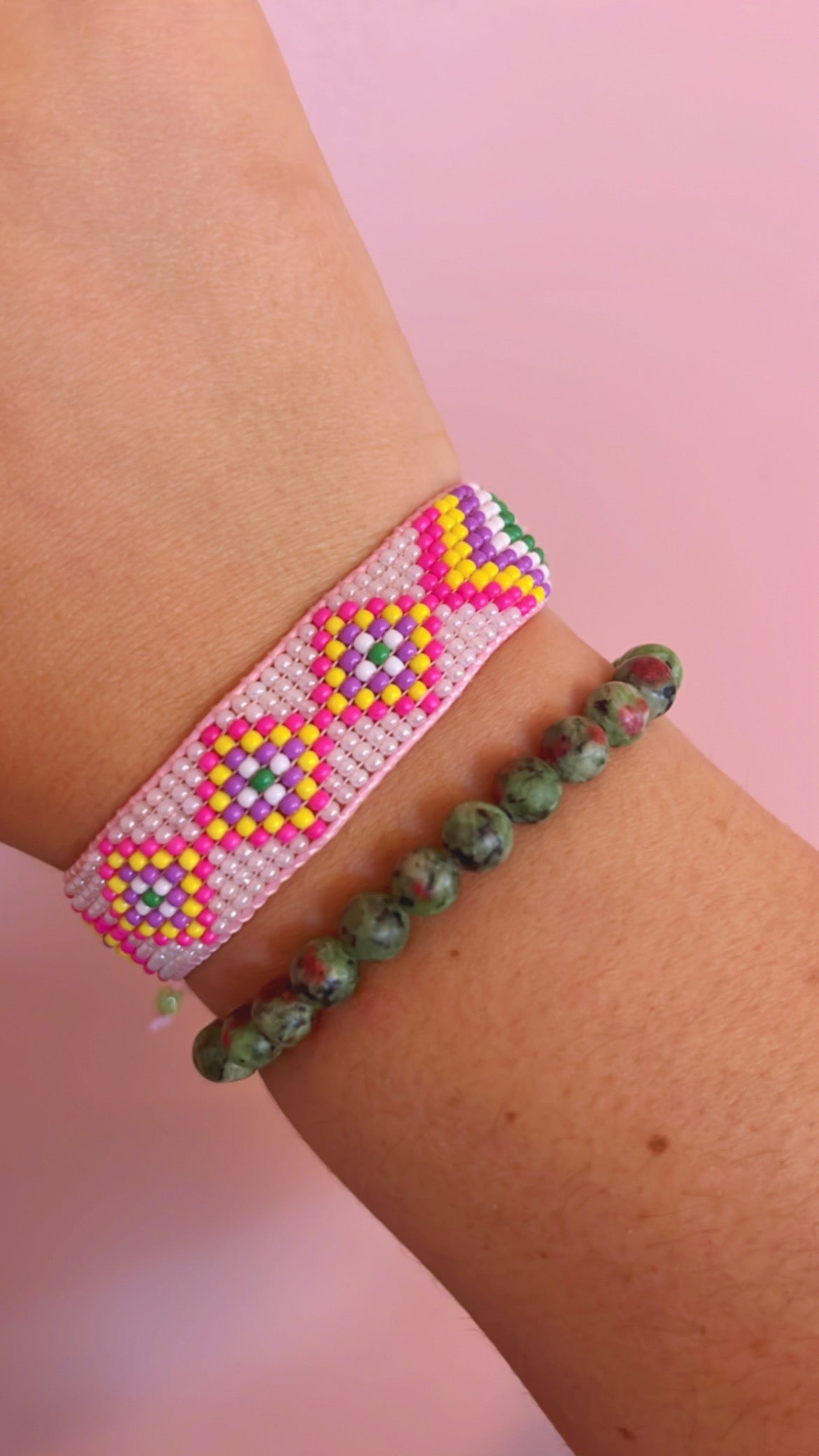 Beaded wristband