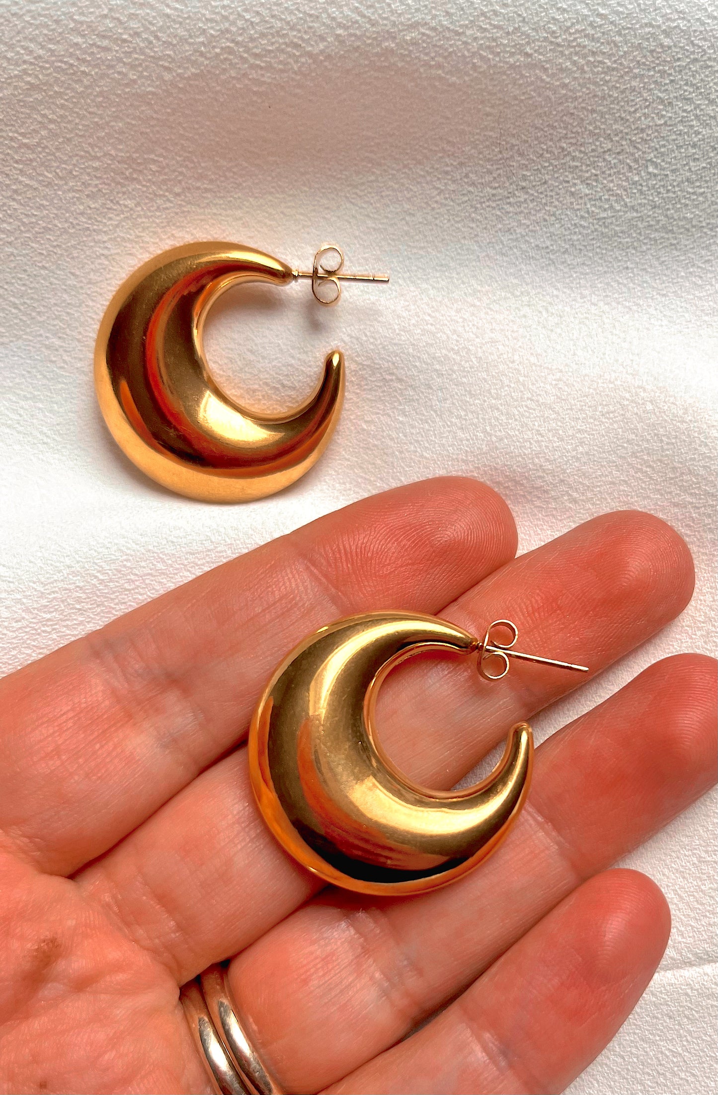 Golden Moon earrings