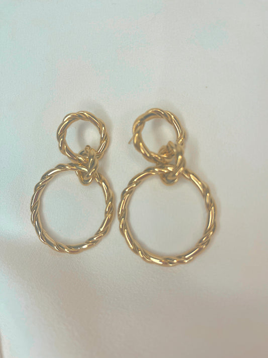 Circular Twist Earrings