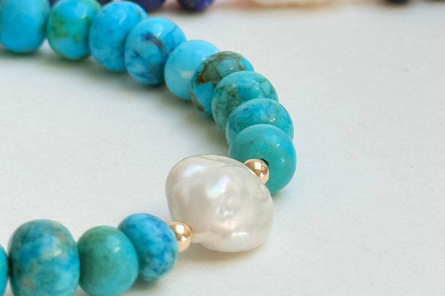 Rainbow Opal Pearl bracelets