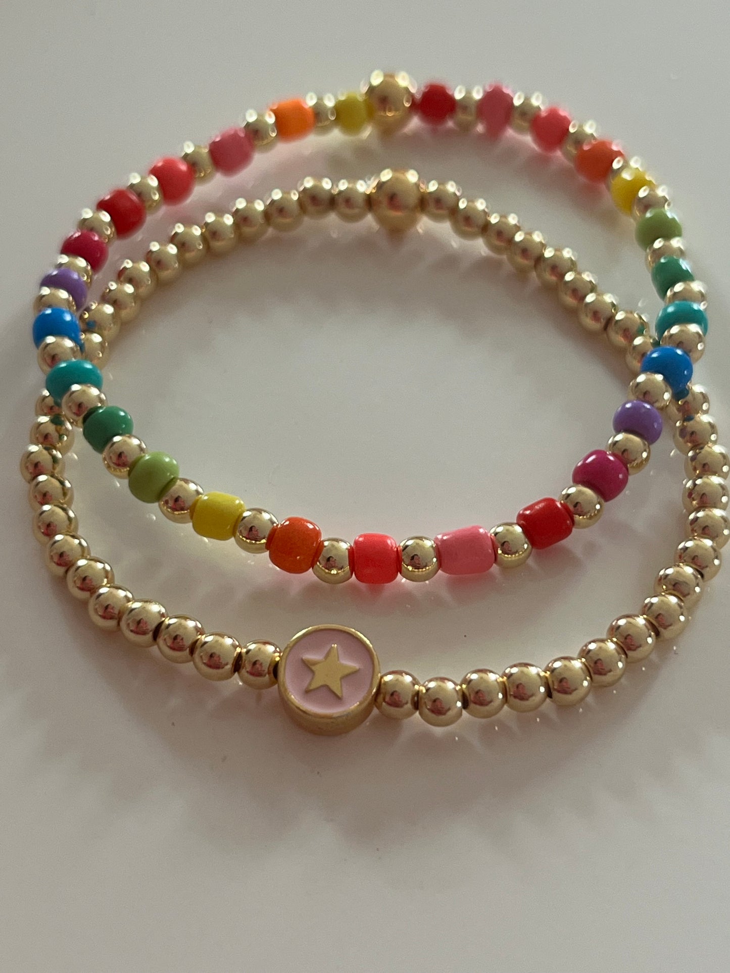 Pop of colour bracelet