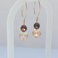 Bronze Marquise earrings