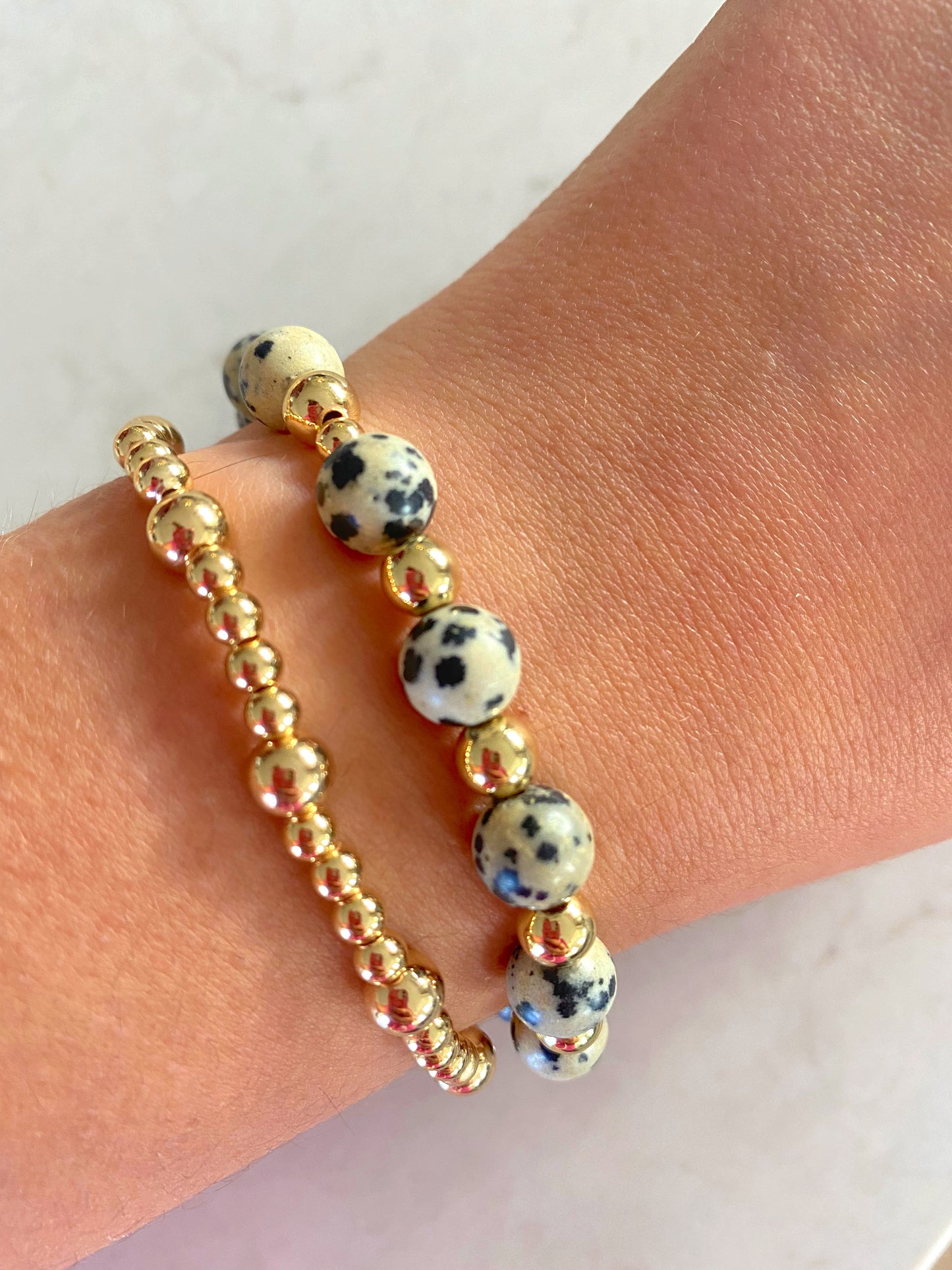 Dalmatian Jasper bracelet