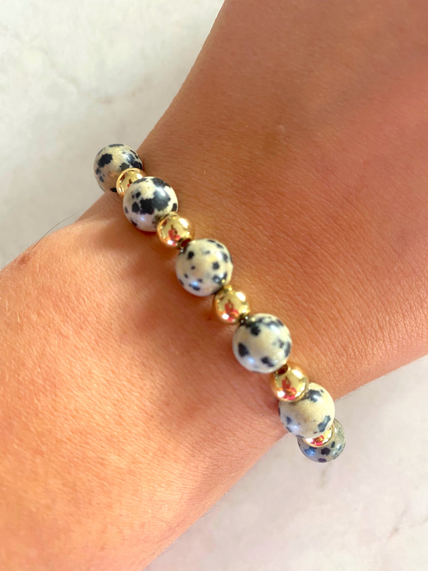 Dalmatian Jasper bracelet