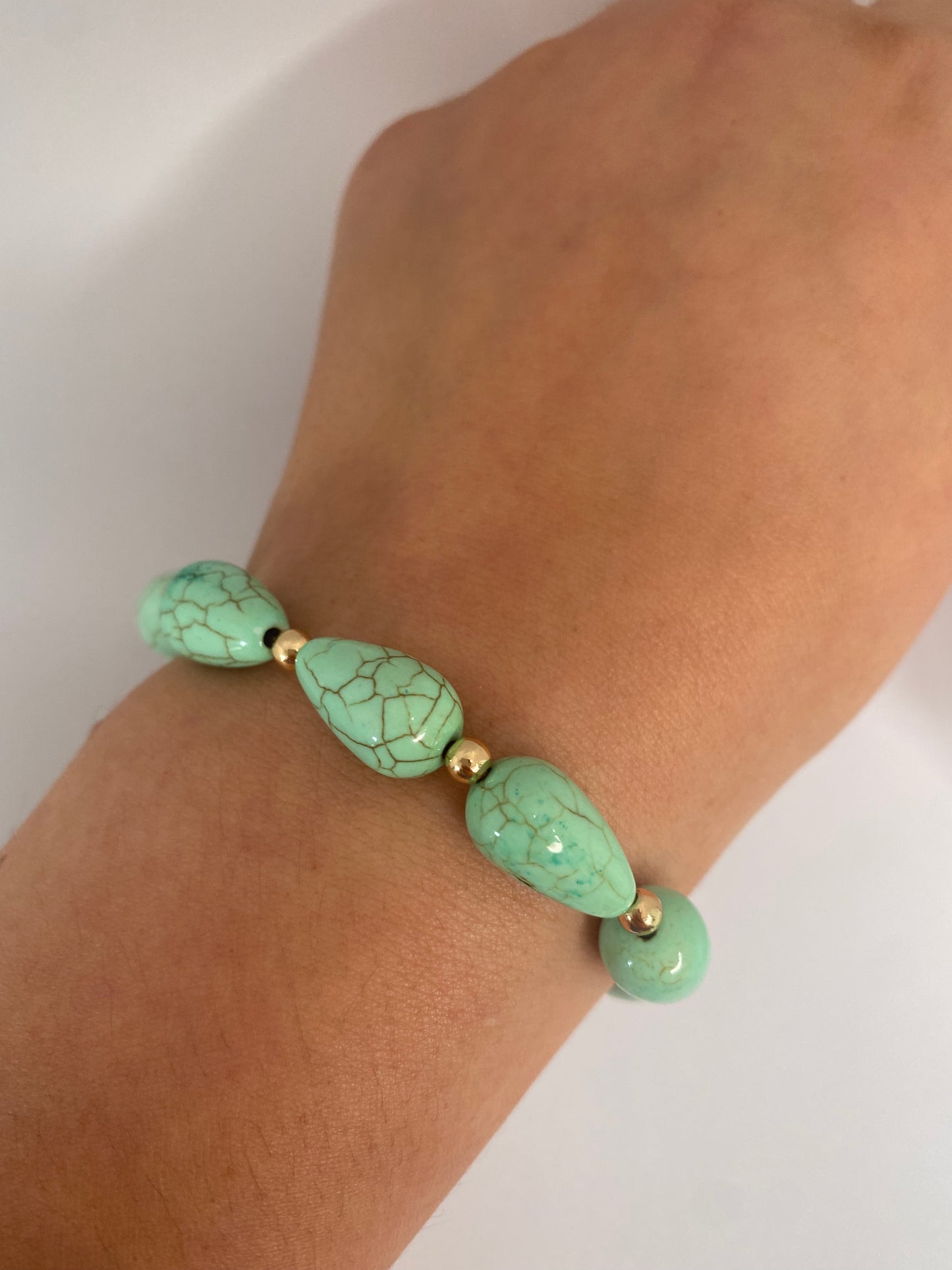 Ceramic coloured bracelet