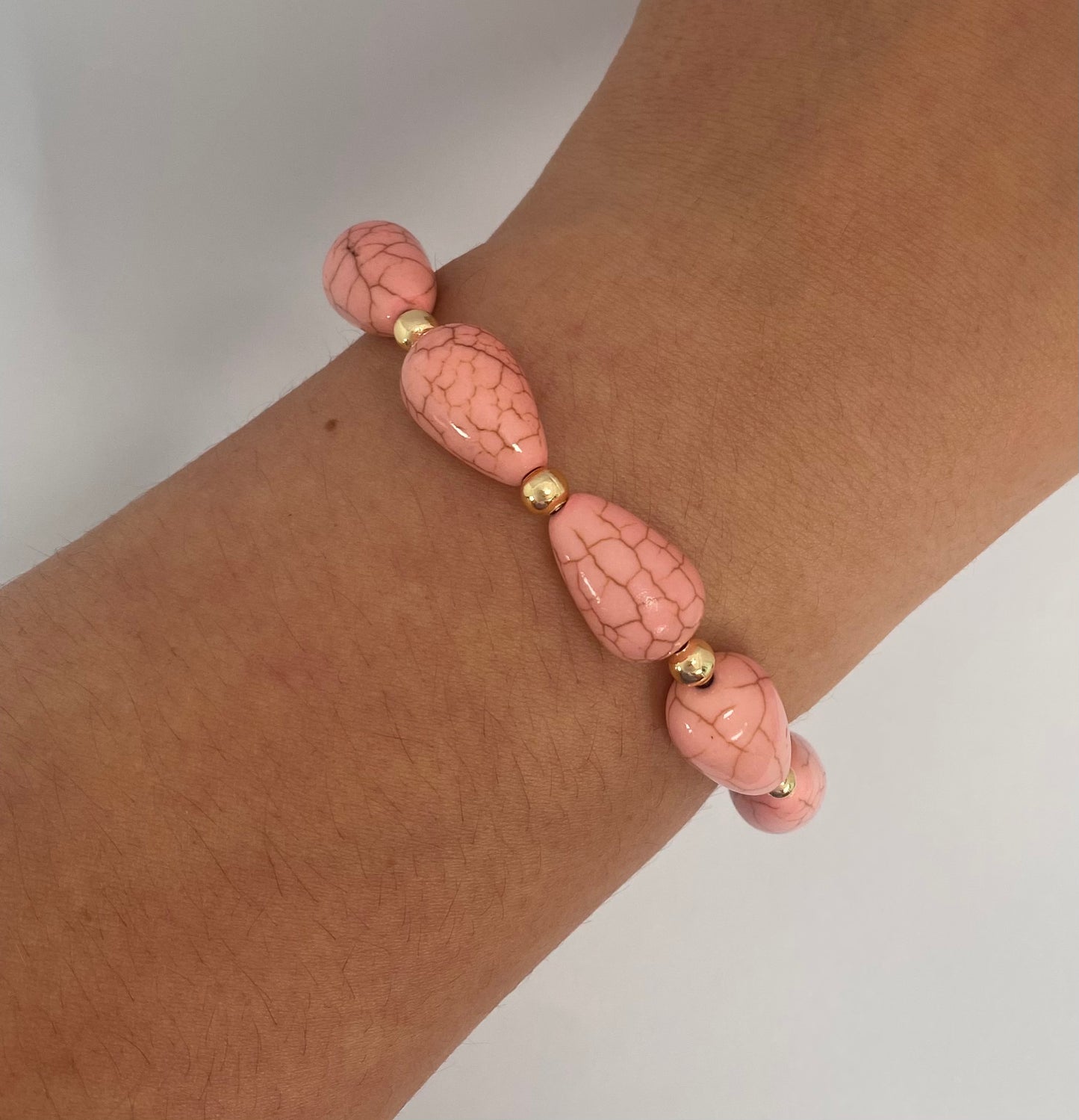 Ceramic coloured bracelet